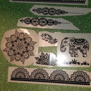 Temporary Slide Tattoo Yoga Costume